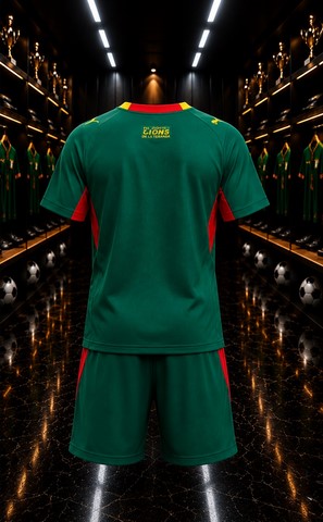Ensemble Football Enfant Maillot + Short, vert, Sénégal,