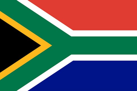 Drapeau national South Africa, Supporters, Fans, Football, Cameroun