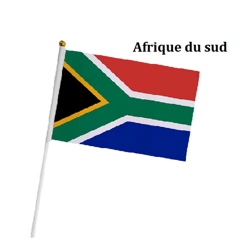 Drapeau main Afrique du sud, Supporters, Fans, Football, Cameroun