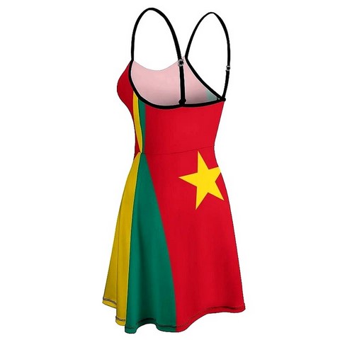 Robe supportrice drapeau Cameroun