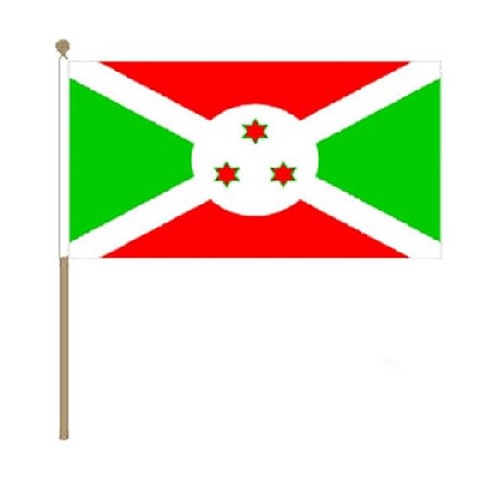 Drapeau main Burundi, Supporters, Fans, Football, Cameroun