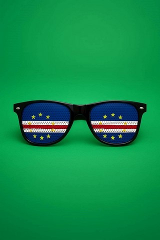 Lunettes de soleil, drapeau national RD Congo, Lunettes de soleil, Drapeau national, supporters Cap-Vert,Self-adhesive stickers, temporary tattoo Cameroon,Drapeau main supporters Cap-Vert,