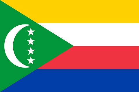 Comores, Drapeau national, Supporters, Fans, Football, Pays Afrique, Caf, Can,