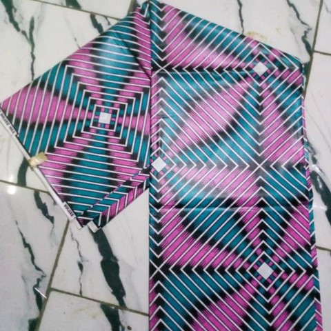 Tissu-Coton-bleu/violet, Lafermedeleo-Djankawax,