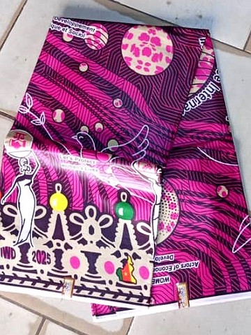 Tissu pagne wax du 8 mars 2025 officiel (la journée internationale de la femme au Cameroun)