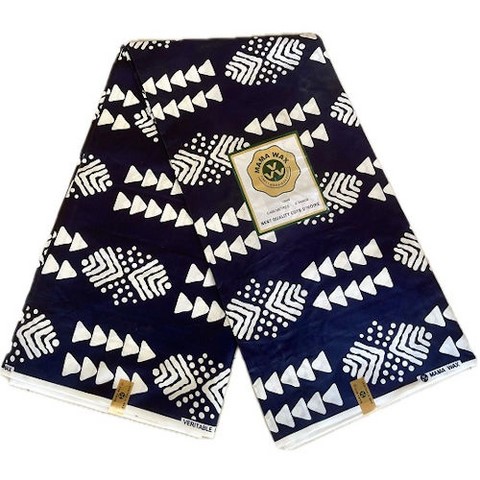 Ndop noir, African wax loincloth 6 yards, ventes solidaire,lafermedeleo,La ferme de Léo,