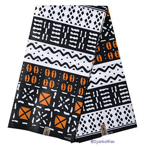 Tissu pagne wax africainn La ferme de Léo, ventes solidaires,