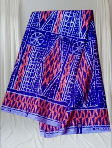 tissu pagne bleu, Ndop Bamiléké Cameroun, africain 3/6 yard, Ndop bamilékés Cameroun, ventes solidaire,lafermedeleo,Djankawax,