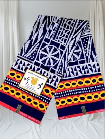 Ndop bleu, African wax loincloth 6 yards, ventes solidaire,lafermedeleo,La ferme de Léo,