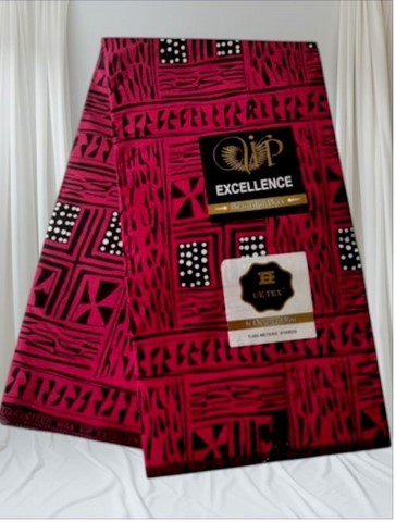 Ndop Bamiléké Cameroun bleu, 6 yard, Djankawax, tissus pagnes, wax,