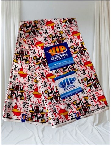 African wax loincloth 6 yards, ventes solidaire,lafermedeleo,La ferme de Léo,