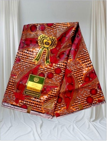 African wax loincloth 6 yards, ventes solidaire,lafermedeleo,La ferme de Léo,