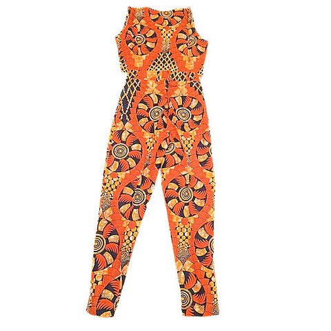 Ensemle pantalon et top en tissu pagne wax, Cameroun, djankawax,