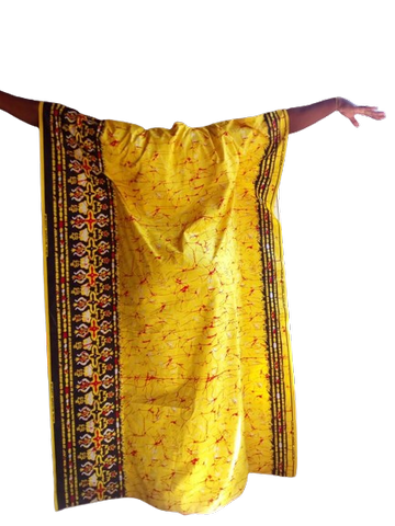 Robe africaine Gant en tissu pagne wax