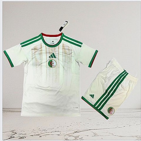 Ensemble Football Enfant Maillot + Short, blanc, Ghana,