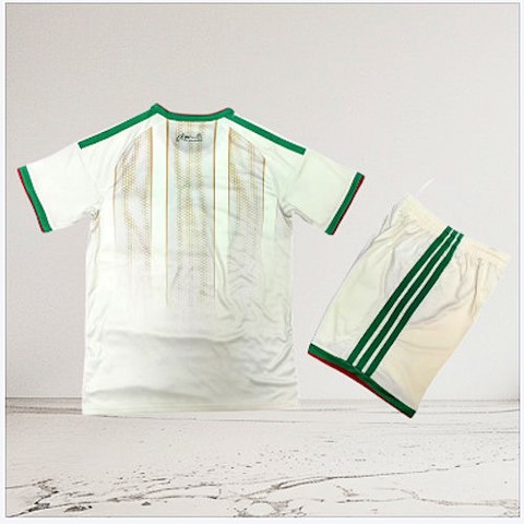 Ensemble Football Enfant Maillot + Short, blanc, Ghana,