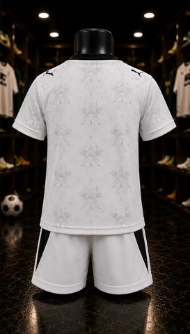 Ensemble Football Enfant Maillot + Short, blanc, Egypte,