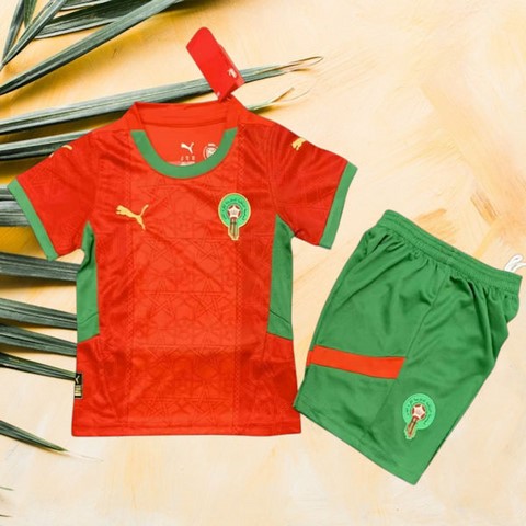 Ensemble Football Enfant Maillot + Short, Maroc,