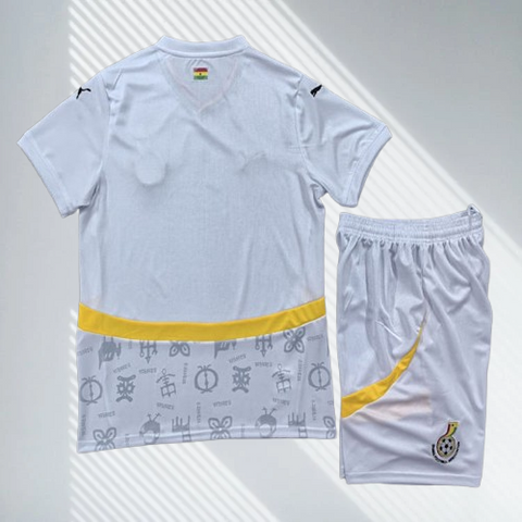 Ensemble Football Enfant Maillot + Short, jaune, Ghana,