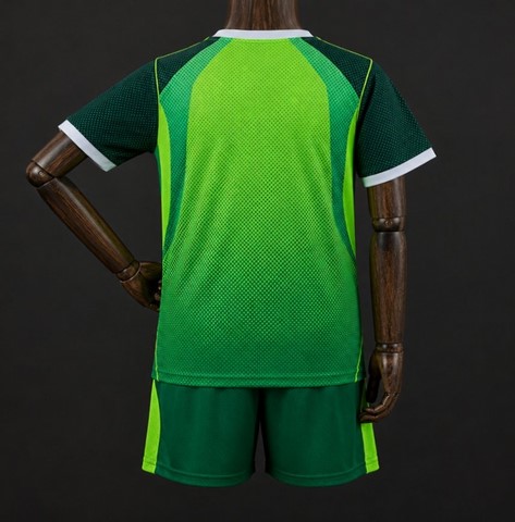 Ensemble Football Enfant Maillot + Short Nigéria, vert, Can, Caf, Afrique, Soccer Arica,