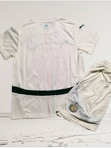 Ensemble Football Enfant Maillot + Short, blanc, Sénégal,