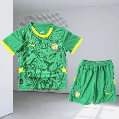 Ensemble Football Enfant Maillot + Short, vert, Sénégal,