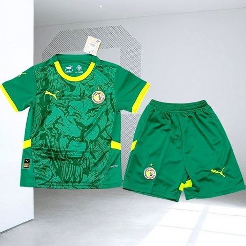 Ensemble Football Enfant Maillot + Short, vert, Sénégal,