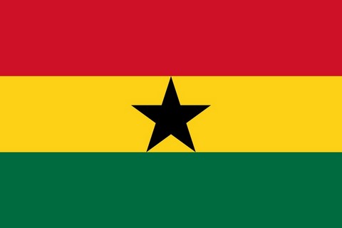 Ghana, Drapeau national, Supporters, Fans, Football, Pays Afrique, Caf, Can,