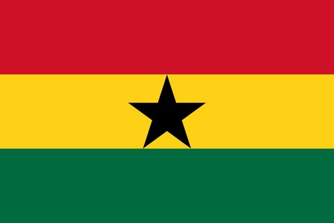Ghana, Drapeau national, Supporters, Fans, Football, Pays Afrique, Caf, Can,
