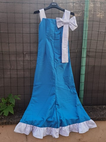 Robe africaine en tissu pagne wax Cameroun