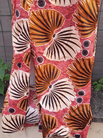 Robe africaine kaba, boubou en tissu pagne wax, 