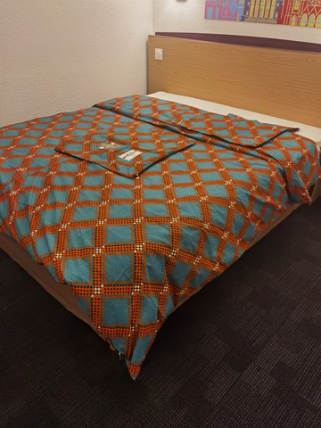 Parure housse de couette + 2 taies d'oreillers