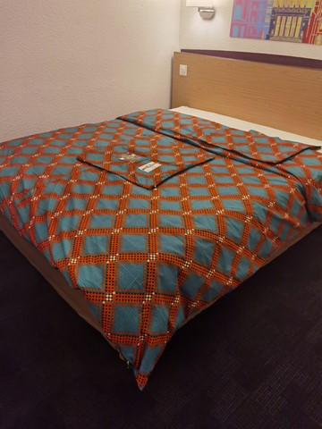 Parure housse de couette + 2 taies d'oreillers