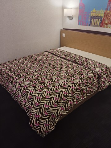 Duvet cover 220x240 in African wax loincloth fabric,