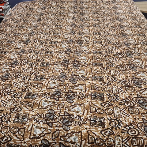 Duvet cover 220x240 in African wax loincloth fabric,