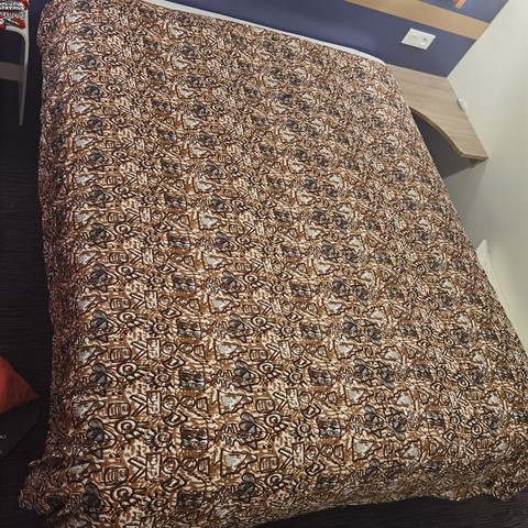 Housse de couette en tissu pagne wax