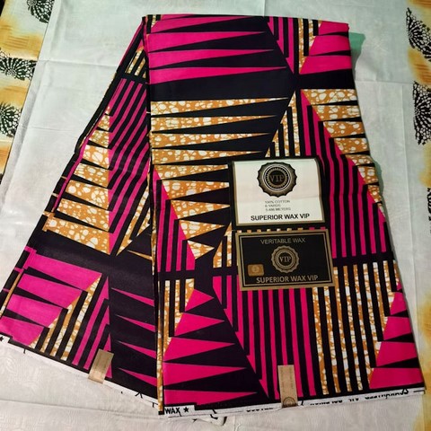 Tissu-Coton-rose/marron, Lafermedeleo-Djankawax,