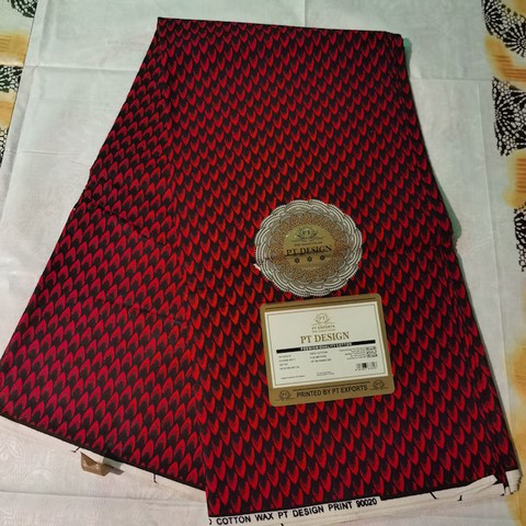 Tissu pagne wax-Coton-écailles orange, Lafermedeleo-Djankawax,