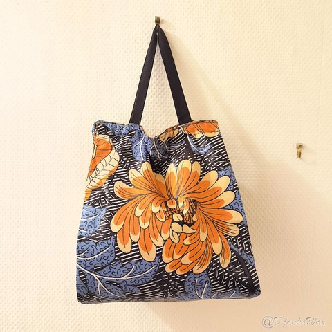 Toilet paper holder in wax loincloth fabric 1/2/4 compartments,