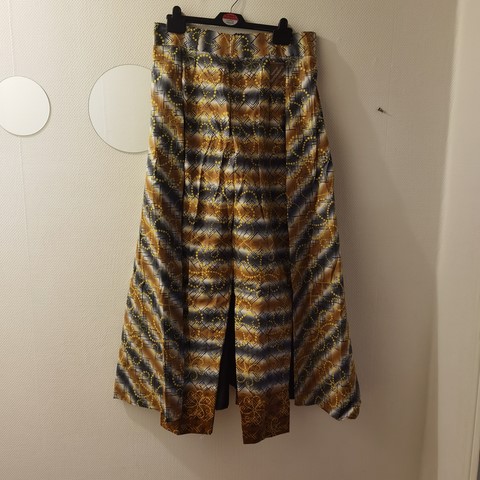 Ensemle Jupe pantalon et top en tissu pagne wax, Djankawax, 