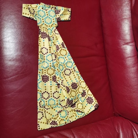 Cravate pour femme en tissu pagne wax,