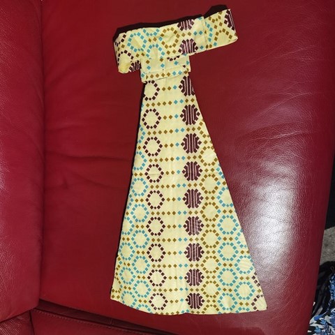 Cravate pour femme en tissu pagne wax,