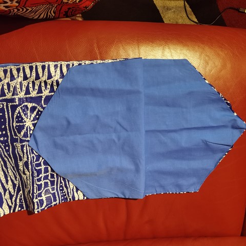 Runner and placemats + Ndop fabric napkins,