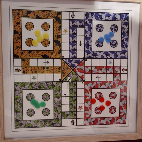 Ludo Fait Main imprimé Fleur de mariage