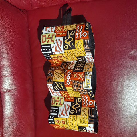 Porte papiers toilettes en tissu pagne wax, Djankawax Creation,