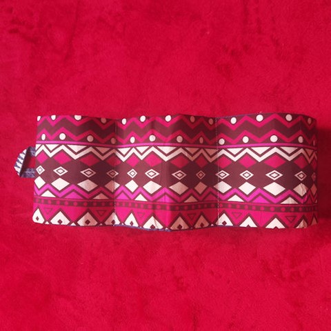 Toilet paper holder in wax loincloth fabric 1/2/4 compartments,