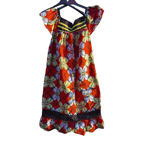 Robe femme, africaine, kaba, boubou en tissu pagne wax, Djankawax,