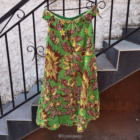 Robe femme, africaine, kaba, boubou en tissu pagne wax, Grande Taille, Djankawax,