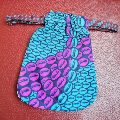 Trousse Pochette de maquillage en Tissu pagne wax