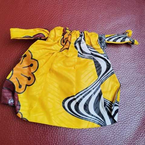 Trousse Pochette de maquillage en Tissu pagne wax